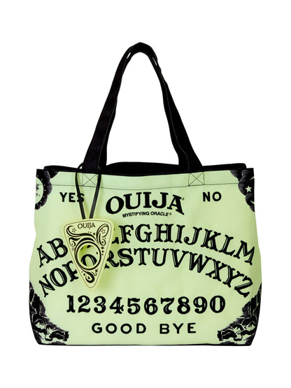 Loungefly x Hasbro Ouija Oversized Canvas Tote Bag Glow-In-the-Dark