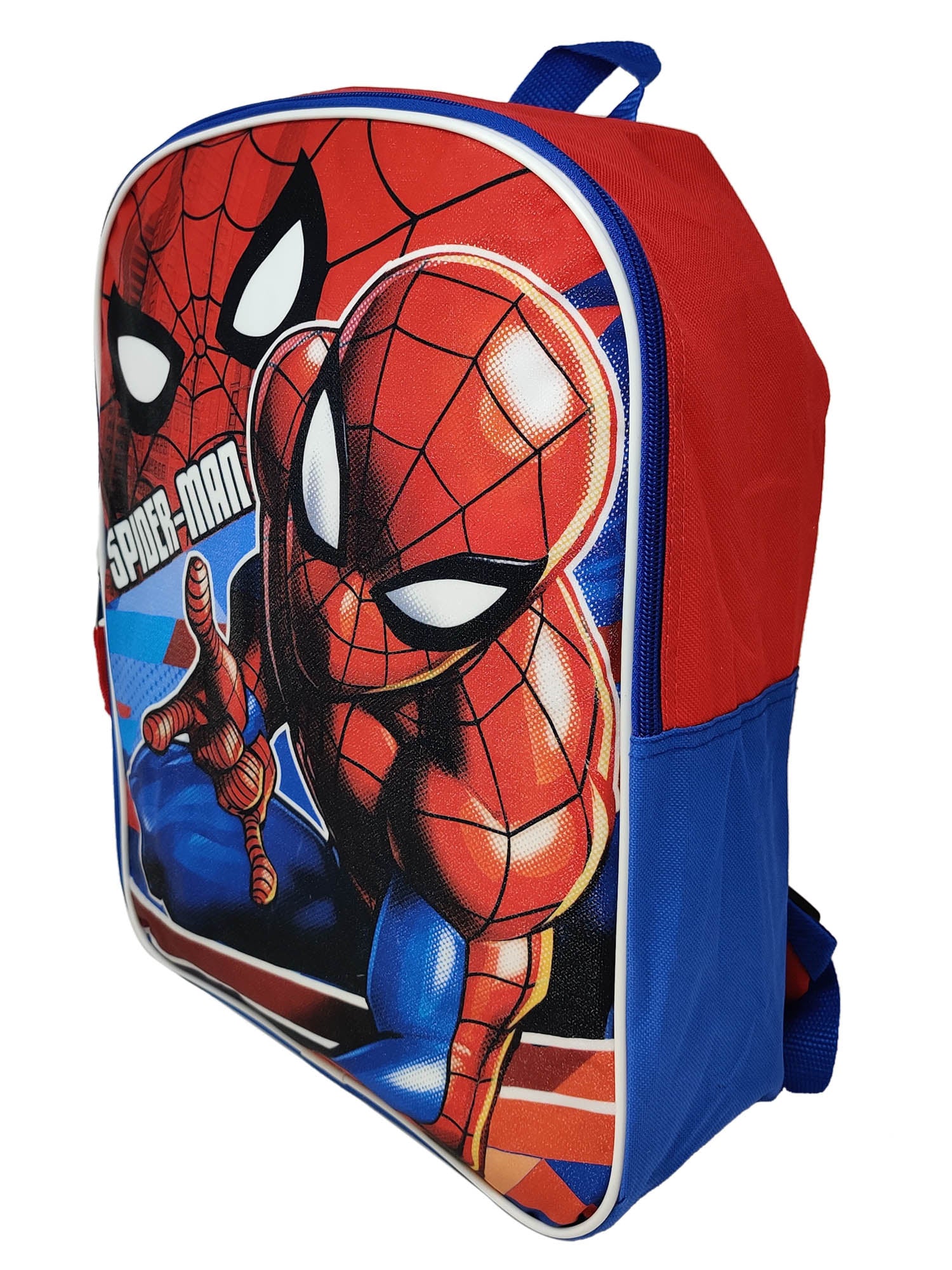 Marvel Spider-Man Boys 15" Backpack Superhero Flat Front Red