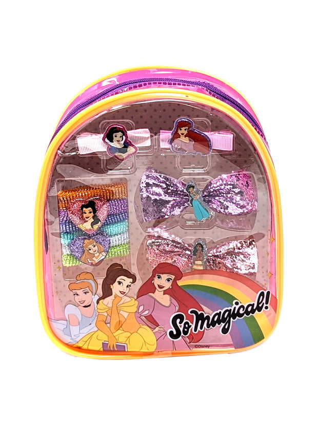 Disney Princesses Hair Accessory Mini Backpack Girls (10-Pcs)
