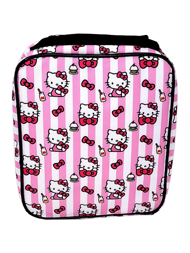 Hello Kitty Insulated Lunch Bag Vertical Cupcakes Girls Pink Sanrio