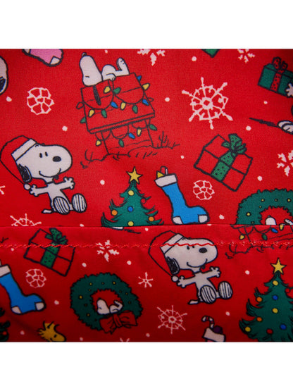 Loungefly x Peanuts Snoopy & Woodstock Holiday Plush Wreath Mini Backpack