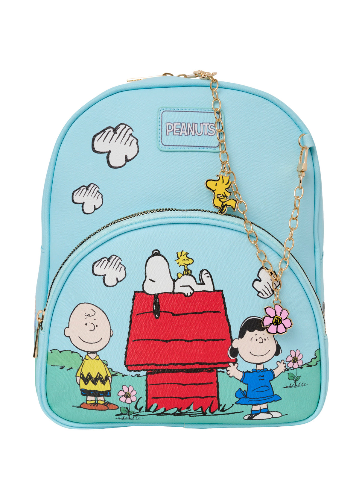 Peanuts Snoopy Mini Backpack Bag with Detachable Charm Woodstock Charlie Brown