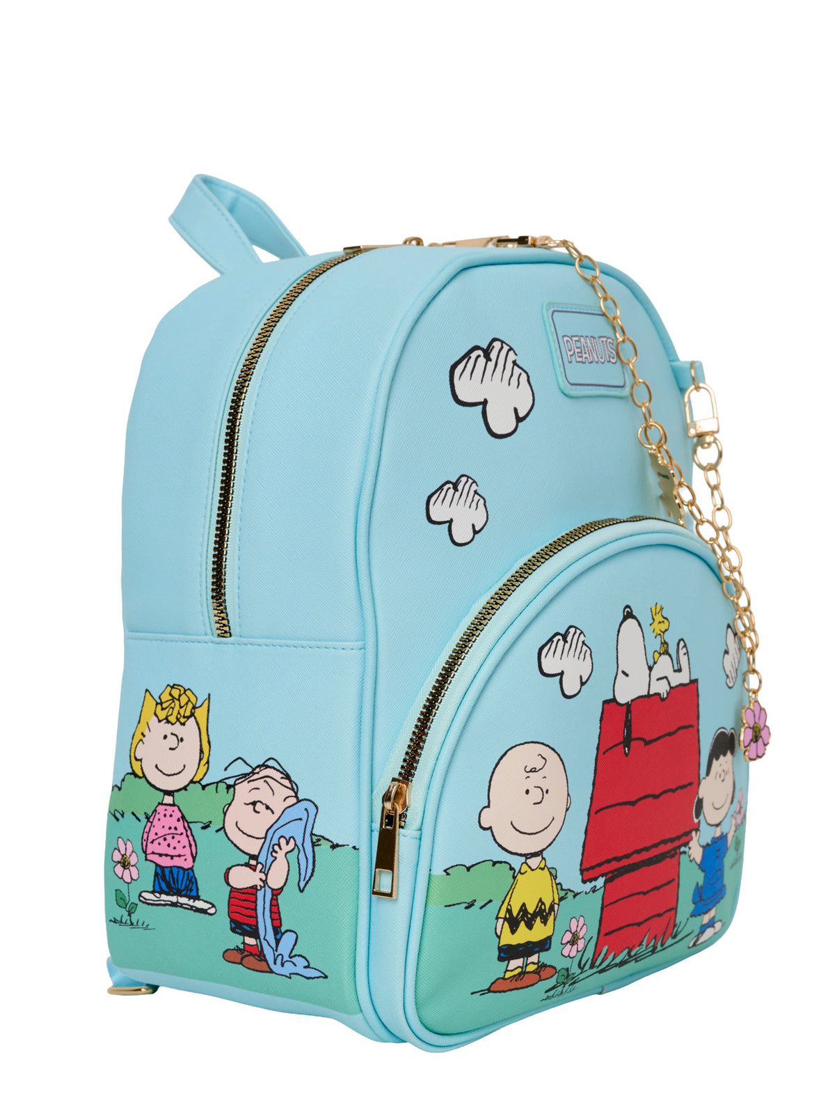 Peanuts Snoopy Mini Backpack Bag with Detachable Charm Woodstock Charlie Brown