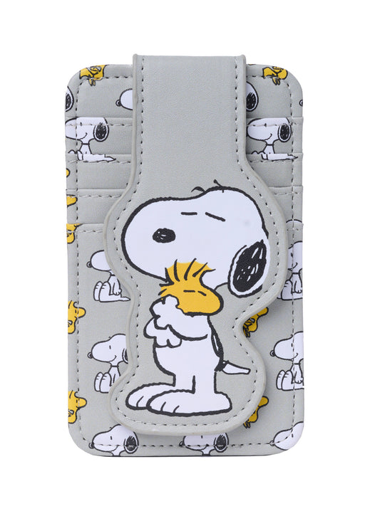 Snoopy Woodstock ID Card Case Wallet Card Holder Women Slim Travel
