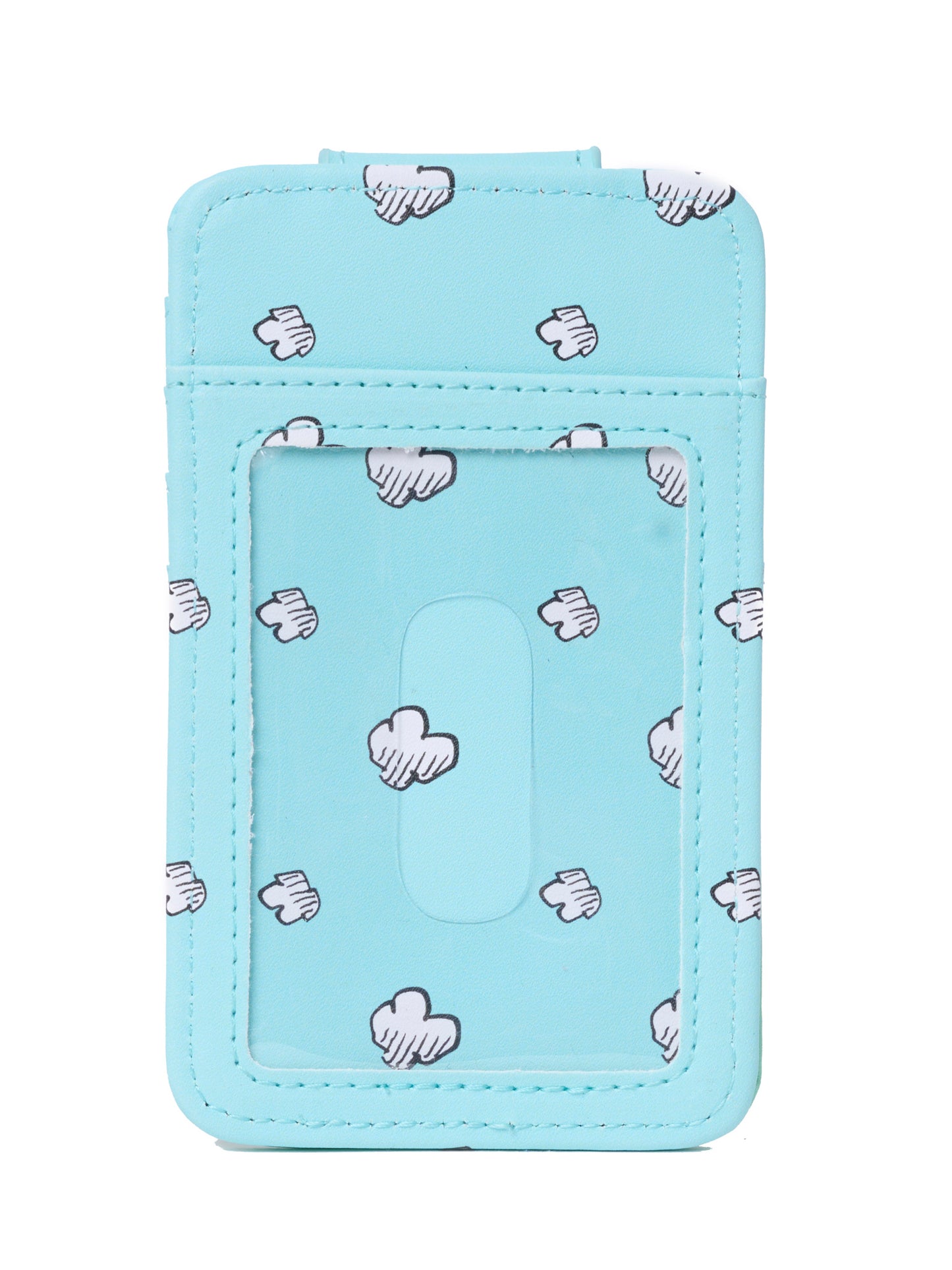 Peanuts Snoopy Woodstock Doghouse Card Holder Wallet ID Window Slim Case