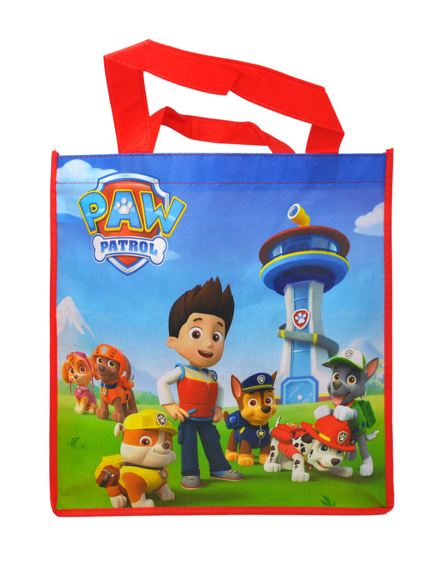 2 Paw Patrol Large 13" Group & "Call the Paw Patrol" Tote Bag 2 Pack
