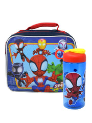 Spidey & Friends Insulated Lunch Bag & Marvel 16.5 oz Sullivan Water Bottle Set
