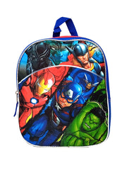 Marvel Avengers Assemble Backpack 11" Thor & Spider-Man Zipper Pencil Pouch Set