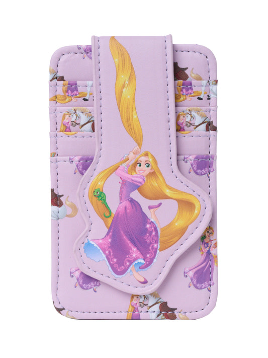 Womens Disney Rapunzel Card Holder Wallet Button Snap Closure