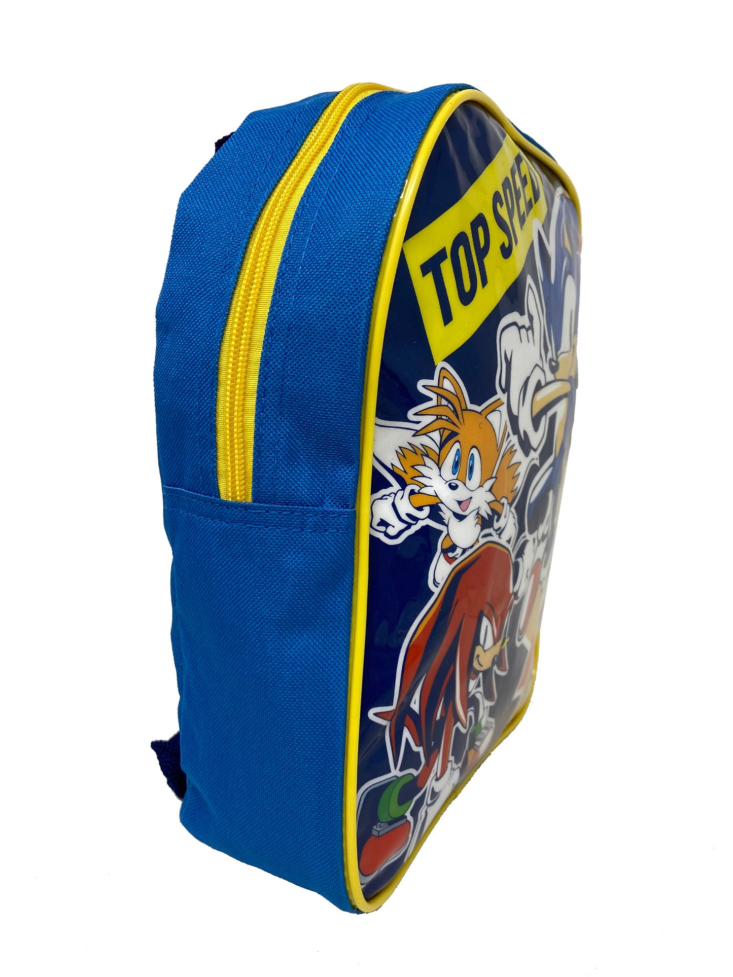 Sonic The Hedgehog Mini 11" Backpack Top Speed Tails & Sliding Pencil Case Set