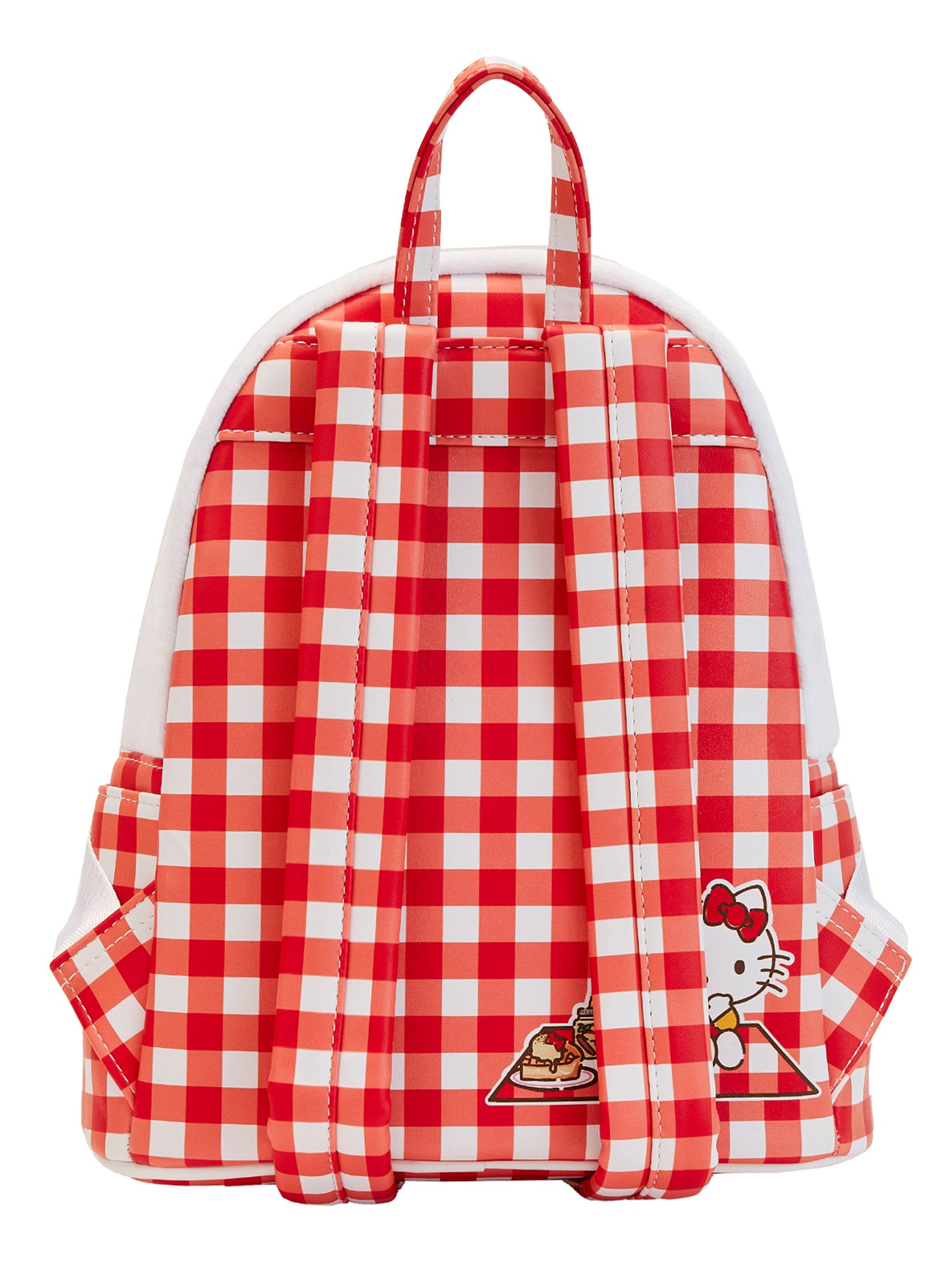 Loungefly x Sanrio Hello Kitty Mini Backpack Handbag Gingham White Red