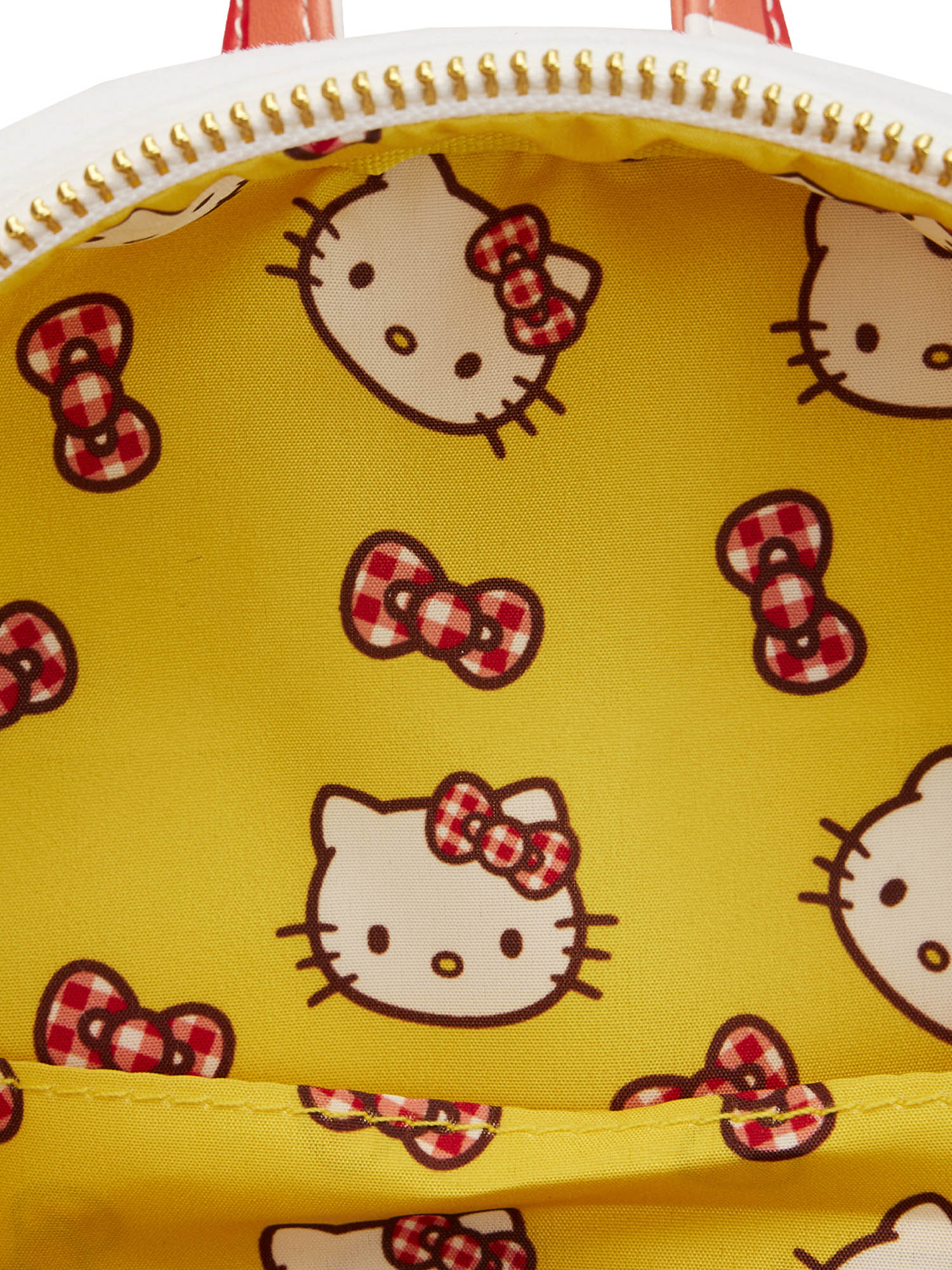 Loungefly x Sanrio Hello Kitty Mini Backpack Handbag Gingham White Red