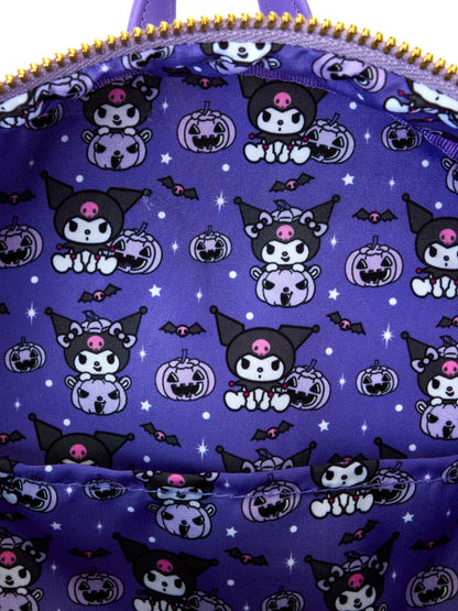 Loungefly x Sanrio Hello Kitty Kuromi Pumpkin Mini Backpack
