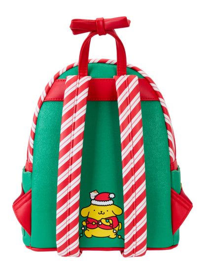 Loungefly x Sanrio Pompompurin Santa Hat Light Up Mini Backpack