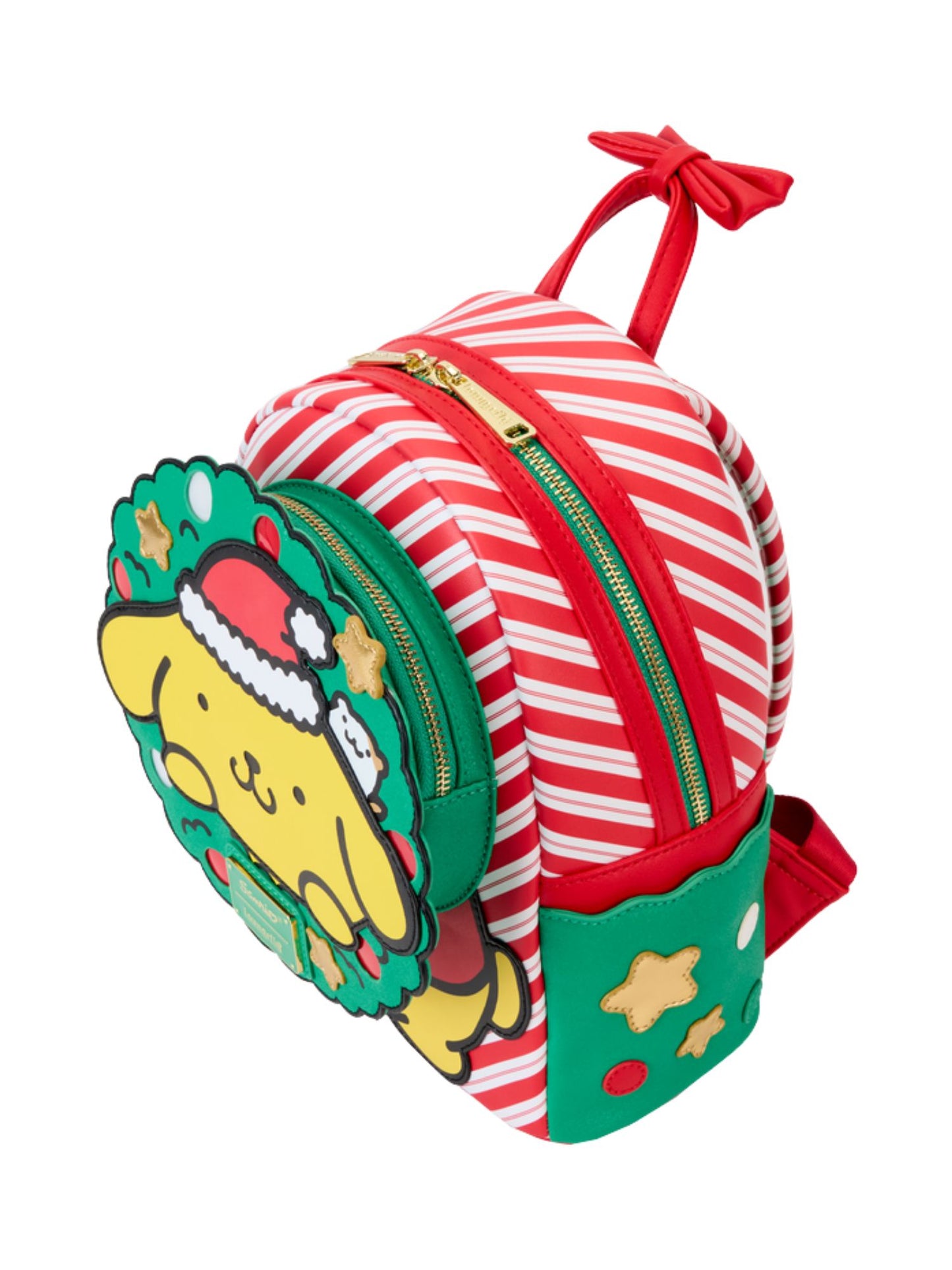 Loungefly x Sanrio Pompompurin Santa Hat Light Up Mini Backpack