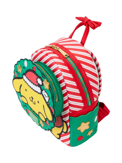Loungefly x Sanrio Pompompurin Santa Hat Light Up Mini Backpack