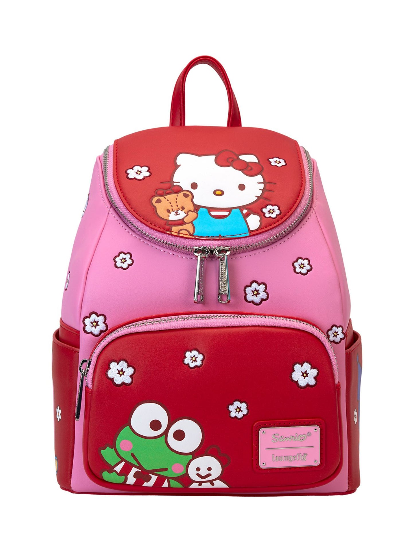 hello kitty backpack kid Loungefly x Sanrio Hello Kitty & Friends Mini Backpack Handbag Color B – Open and Clothing
