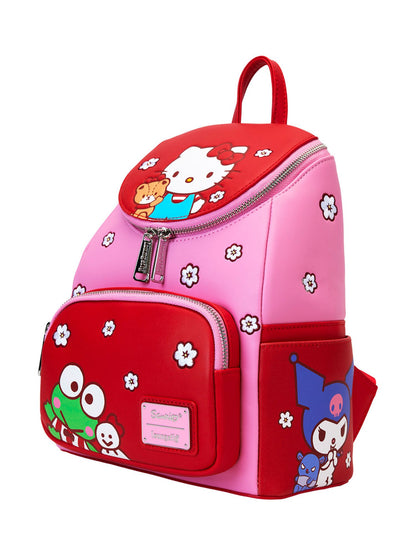 Loungefly x Sanrio Hello Kitty & Friends Mini Backpack Handbag Color Block