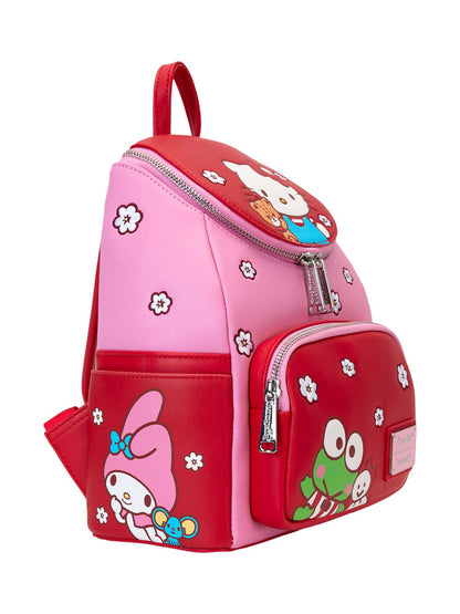 Loungefly x Sanrio Hello Kitty & Friends Mini Backpack Handbag Color Block