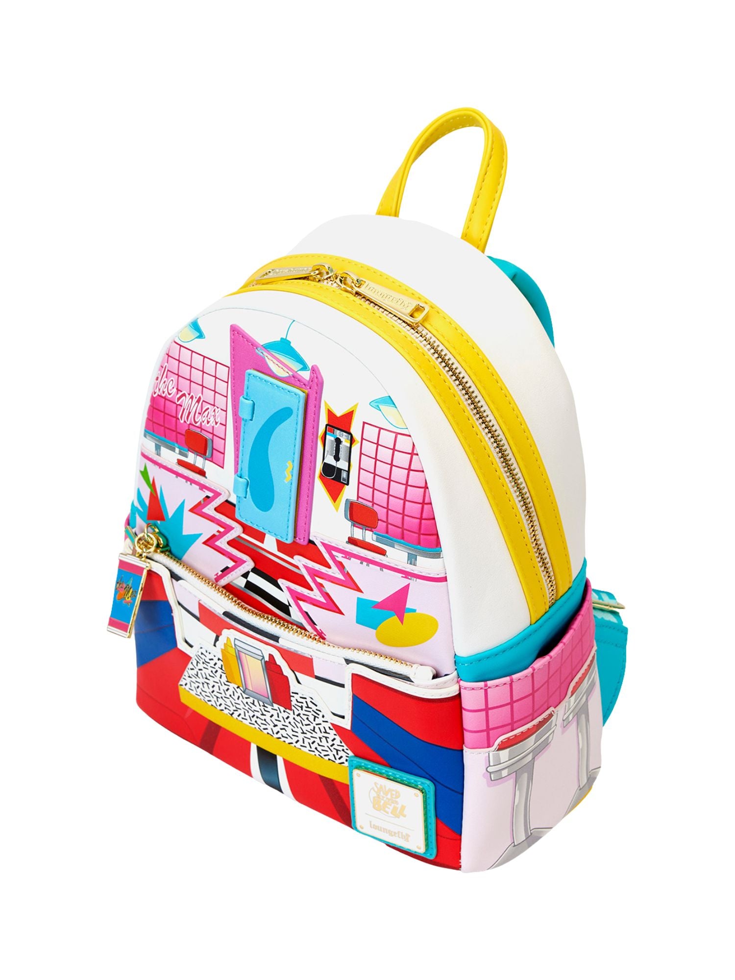 Loungefly x Saved By The Bell The Max Mini Backpack 90s Retro Loungefly x Saved By The Bell The Max Mini Backpack 90s Retro