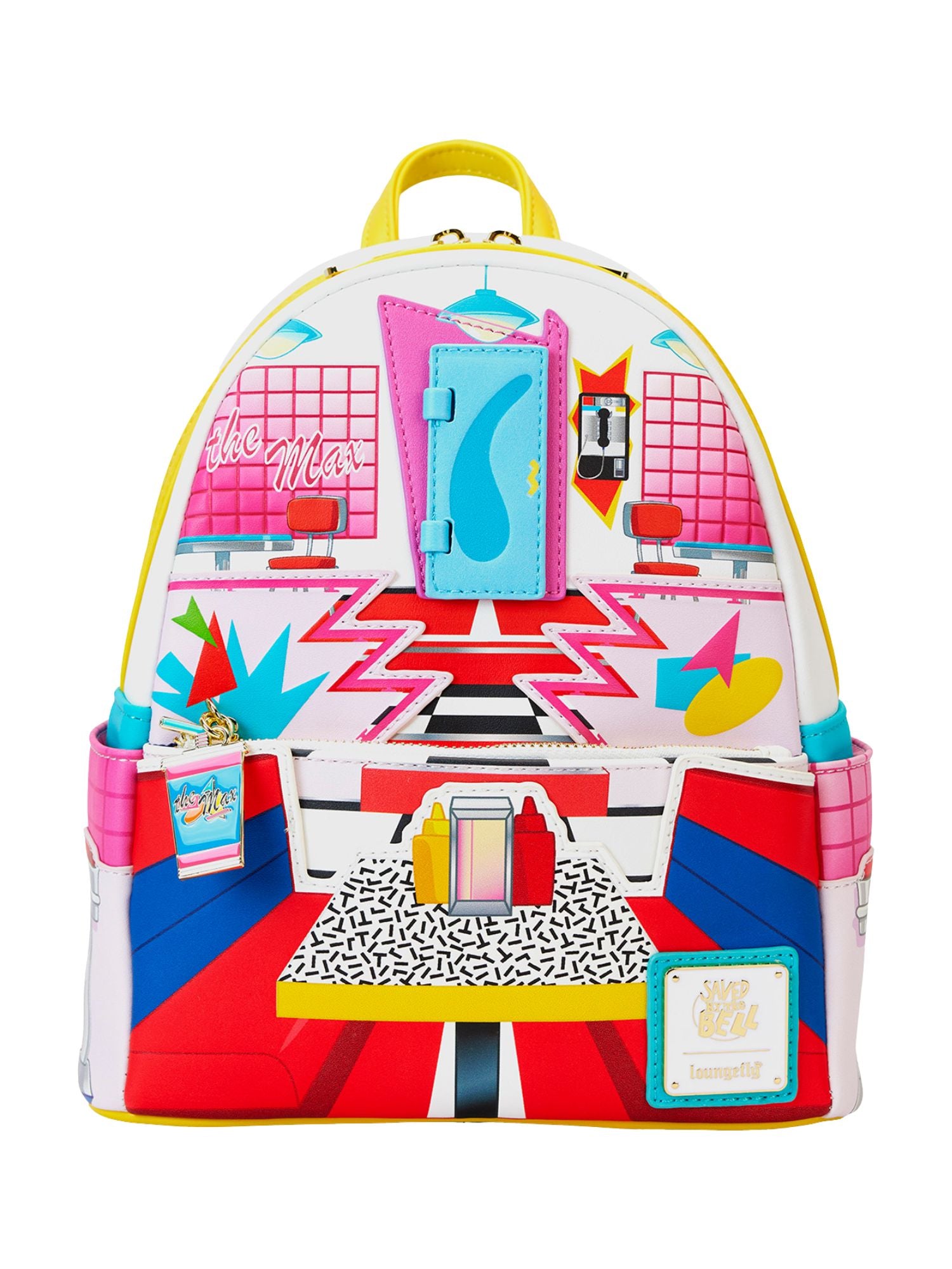 Loungefly x Saved By The Bell The Max Mini Backpack 90s Retro – Open and Clothing
