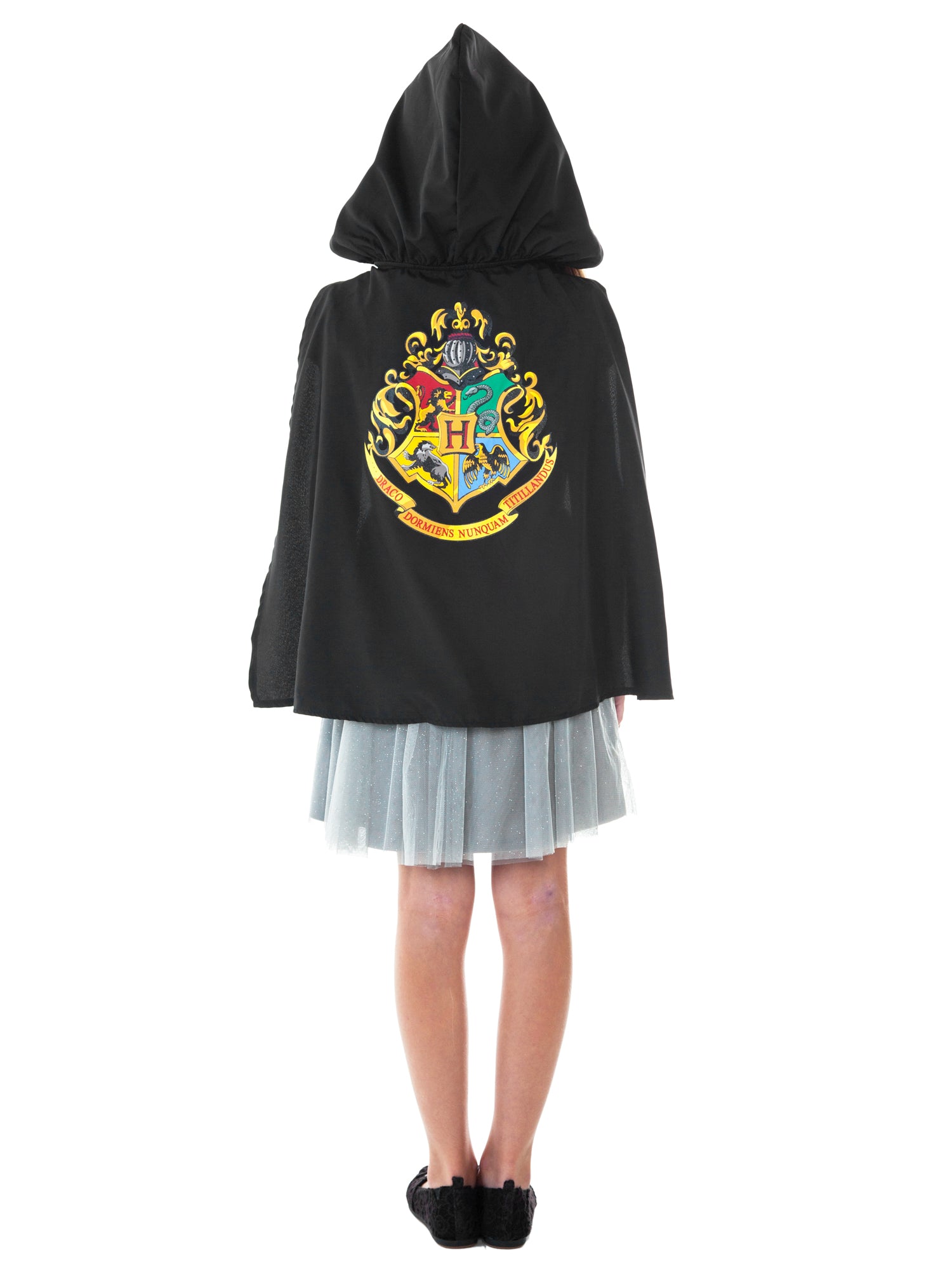 Girls Harry Potter Hermione Halloween Costume Dress Hooded Cape Cosplay Dress Up