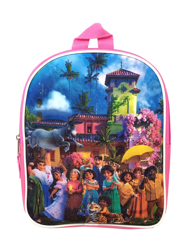 Encanto Backpack 11" Mini Toddler Madrigal Disney Girls Pre-School Daycare Pink