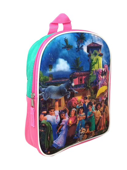 Encanto 11" Backpack Disney Madrigal w/ Play Pack Crayons Stickers Set