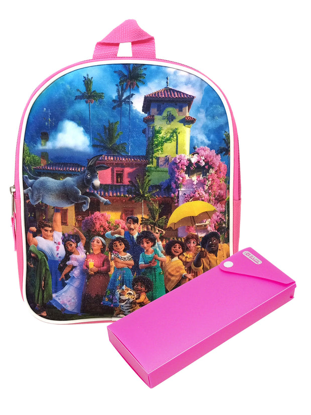 Encanto Girls School Backpack 11" Mini Toddler & Pencil Case 2-Piece Set