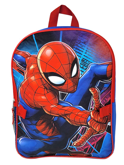 Marvel Spider-Man Backpack Lunch Bag Insulated 3 Piece Set with Pen