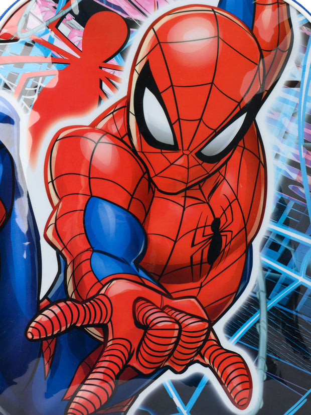 Spider-Man Backpack 15" Marvel Superhero Boys Blue Spiderman Avengers School
