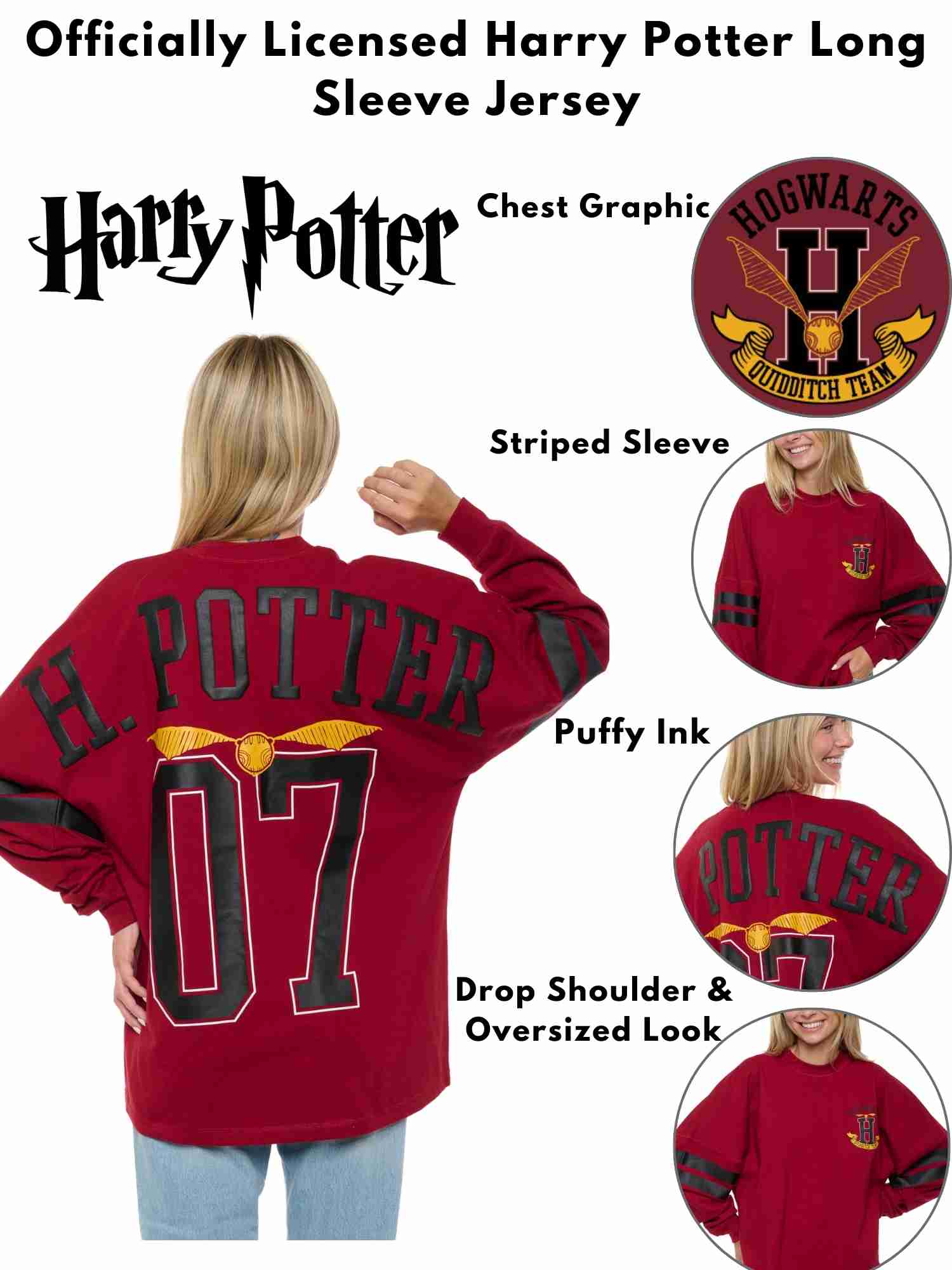 Chemise de nuit femme T-shirt Harry Potter - LOVE blanc Blanc Chemise de nuit femme T-shirt Harry Potter - LOVE blanc Blanc