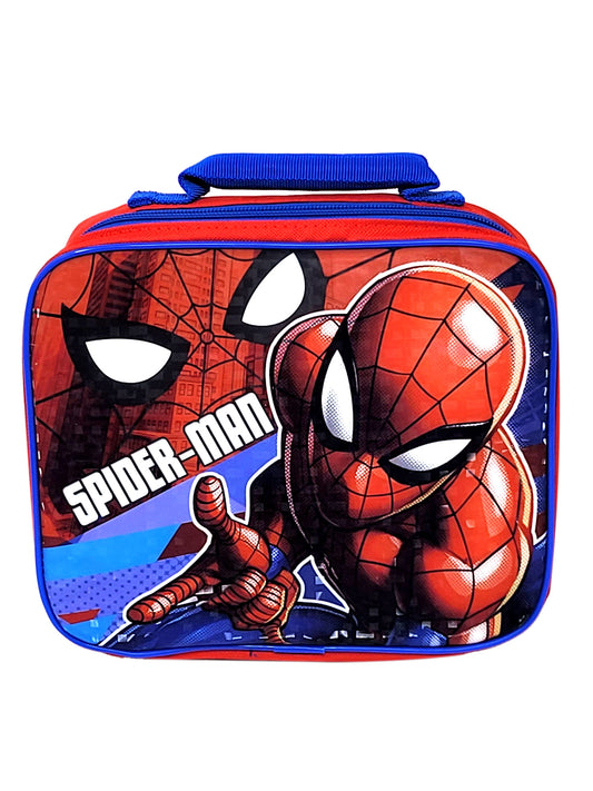 Marvel Spider-Man Insulated Lunch Bag Superhero Red Blue