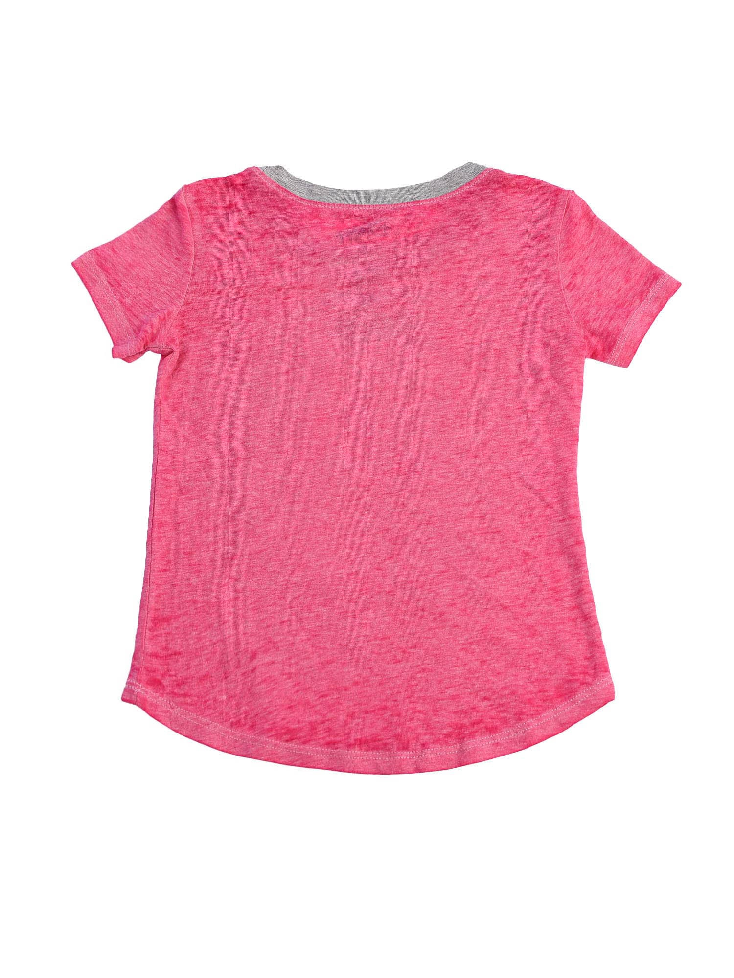 Girls Minnie Mouse Unicorn T-Shirt Burnout Pink Top