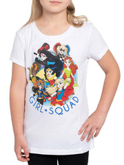 Wonder Woman Supergirl Batgirl T-Shirt Girls DC Comics Superheroes Girl Squad