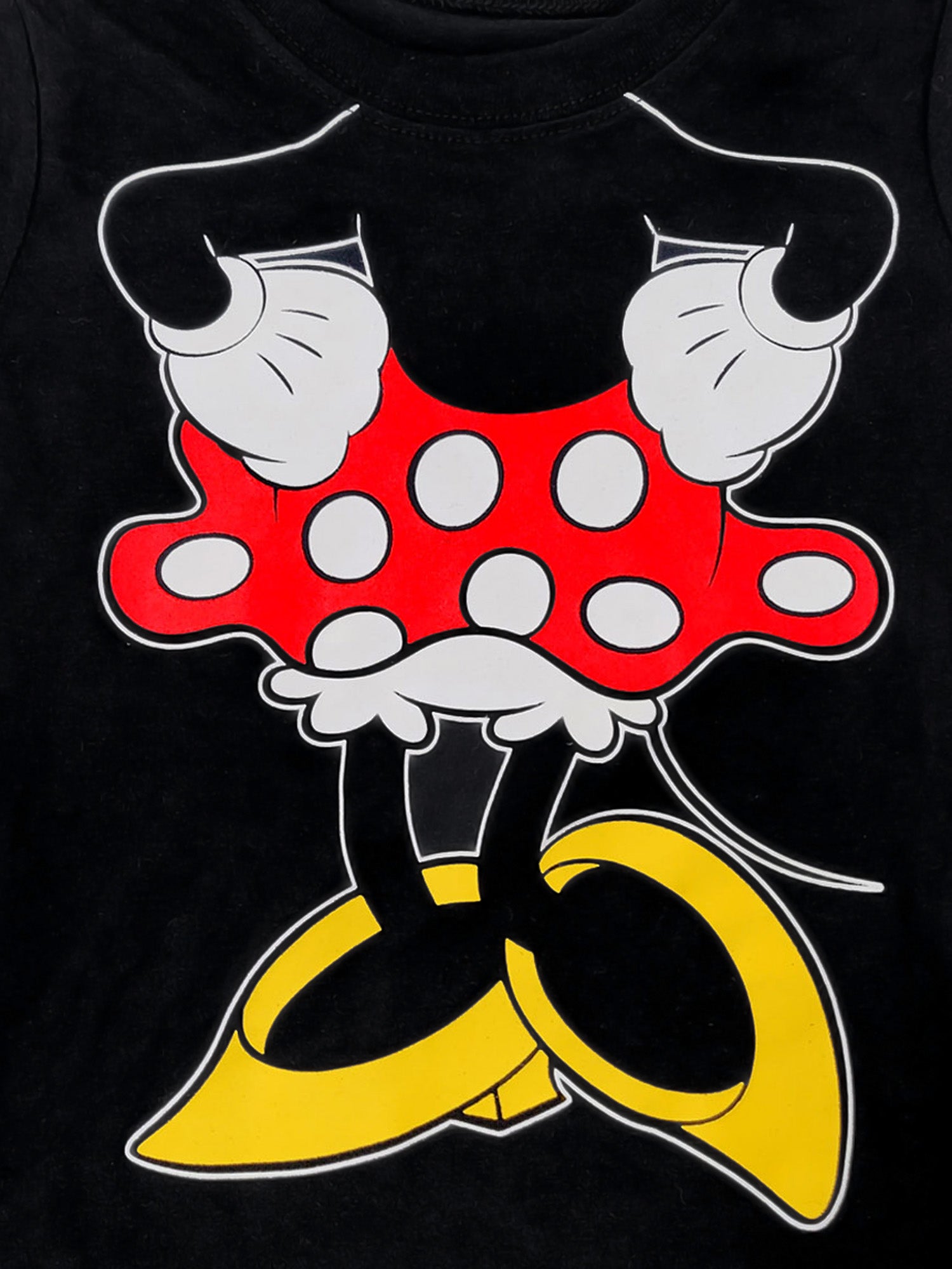 Minnie Mouse Girls Graphic Tee & Ears Shirt Set 2pc Detachable Cape Outfit