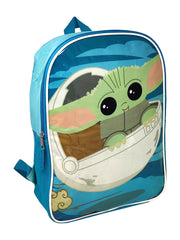 Star Wars Grogu Backpack Mandalorian Bacby Yoda w/ Sliding Pencil Case Set