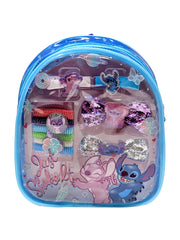 Stitch & Angel Hair Accessory Mini Backpack Girls Disney (10-Pcs)