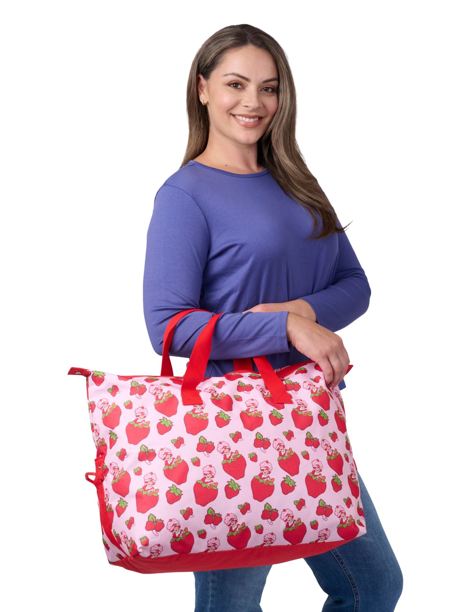 Strawberry Shortcake Overnighter Travel Duffel Bag Carry-On Large Weekender