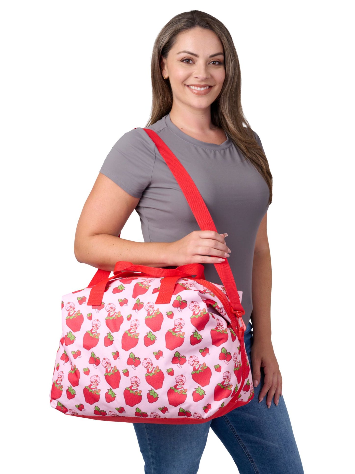 Strawberry Shortcake Overnighter Travel Duffel Bag Carry-On Large Weekender