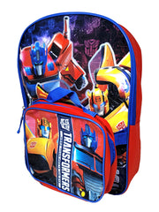 Transformers Backpack & Lunch Bag Detachable Insulated Optimus Prime 2 Piece Set