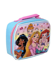 Princess Ariel Jasmine Insulated Lunch Bag & 2-Pack Food Container Disney Set