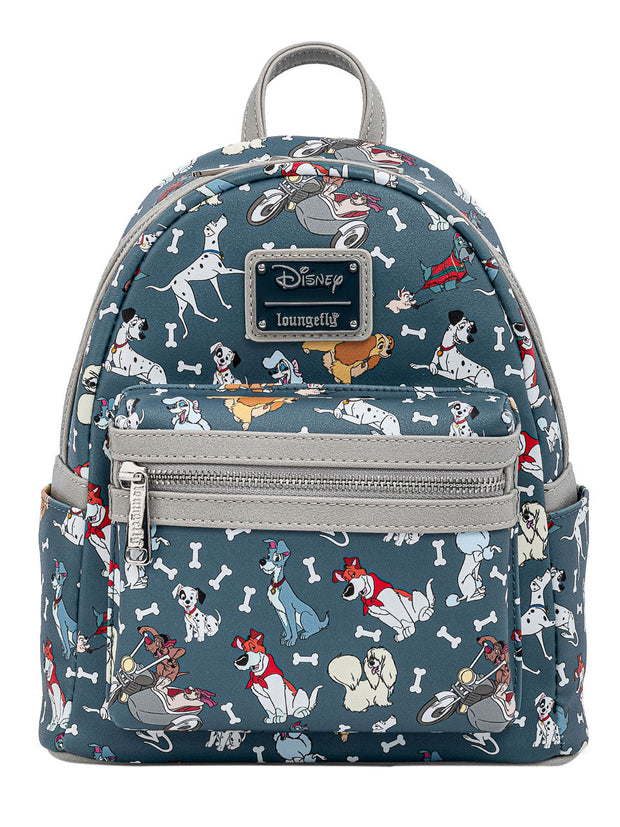 Loungefly x Disney Dogs Mini Backpack Handbag All-Over Print 101 Dalmatians