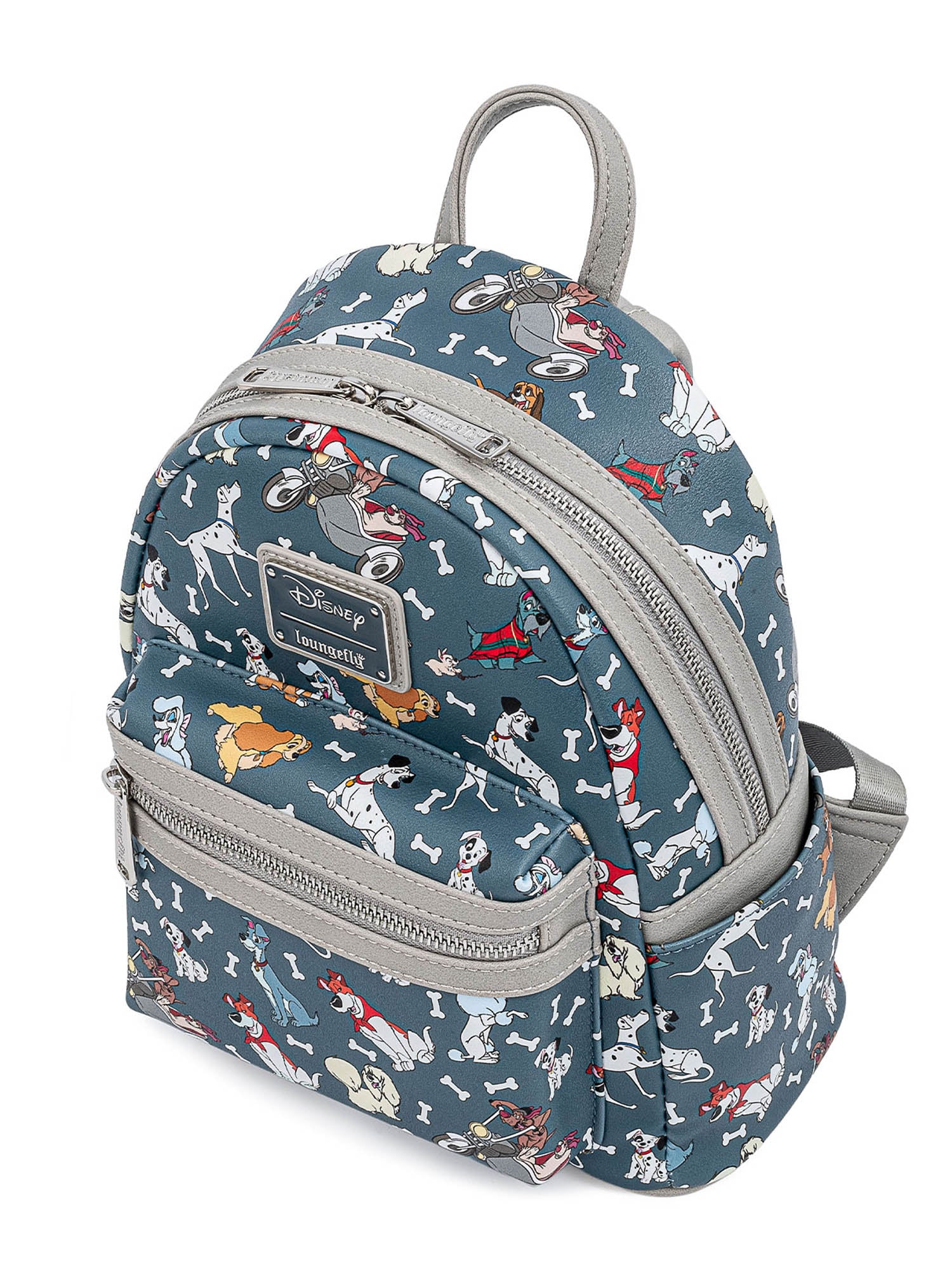 Loungefly x Disney Dogs Mini Backpack Handbag All-Over Print 101 Dalma Open and Clothing Loungefly x Disney Dogs Mini Backpack Handbag All-Over Print 101 Dalma Open and Clothing