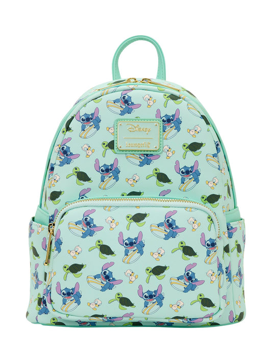 Loungefly x Disney Lilo and Stitch Animal Friends Mini Backpack All Over Print