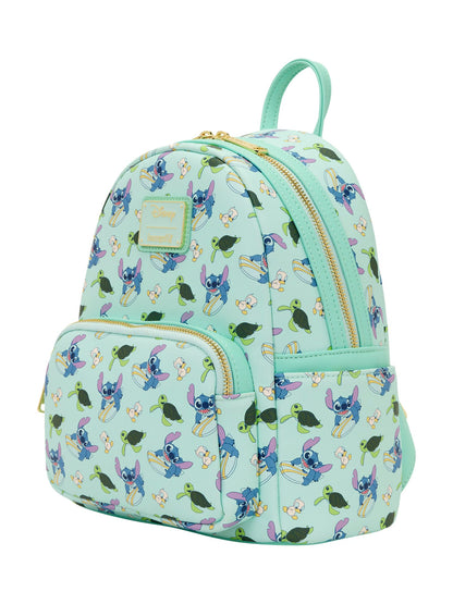 Loungefly x Disney Lilo and Stitch Animal Friends Mini Backpack All Over Print