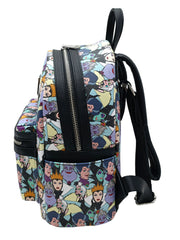 Loungefly x Disney Villains Mini Backpack Handbag All-Over Print Cruella De Vil