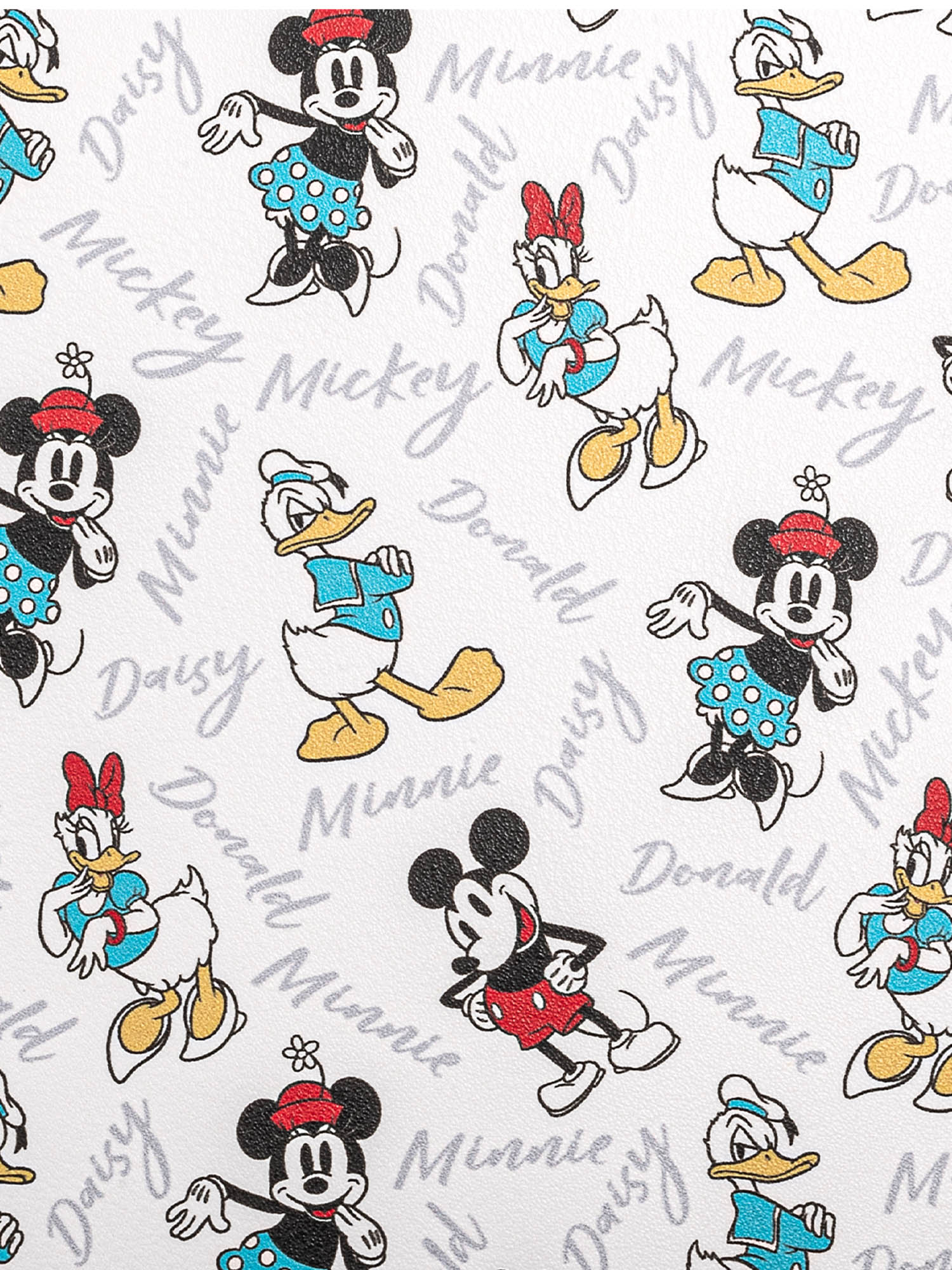 Loungefly x Disney Mickey Minnie Donald Daisy Mini Backpack Handbag White