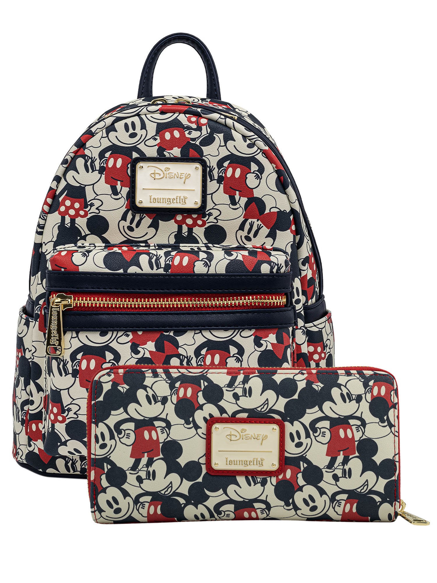 Loungefly x Disney Women's Mickey & Minnie Mouse Mini Backpack & Walle – Open and Clothing