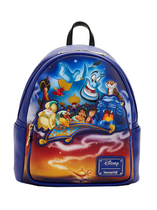 Loungefly x Disney 30th Anniversary Aladdin Mini Backpack Handbag Jasmine Genie